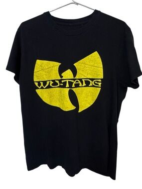 Wu-Tang Clan RAP Hip Hop Black & Yellow T-Shirt Men’s M Streetwear